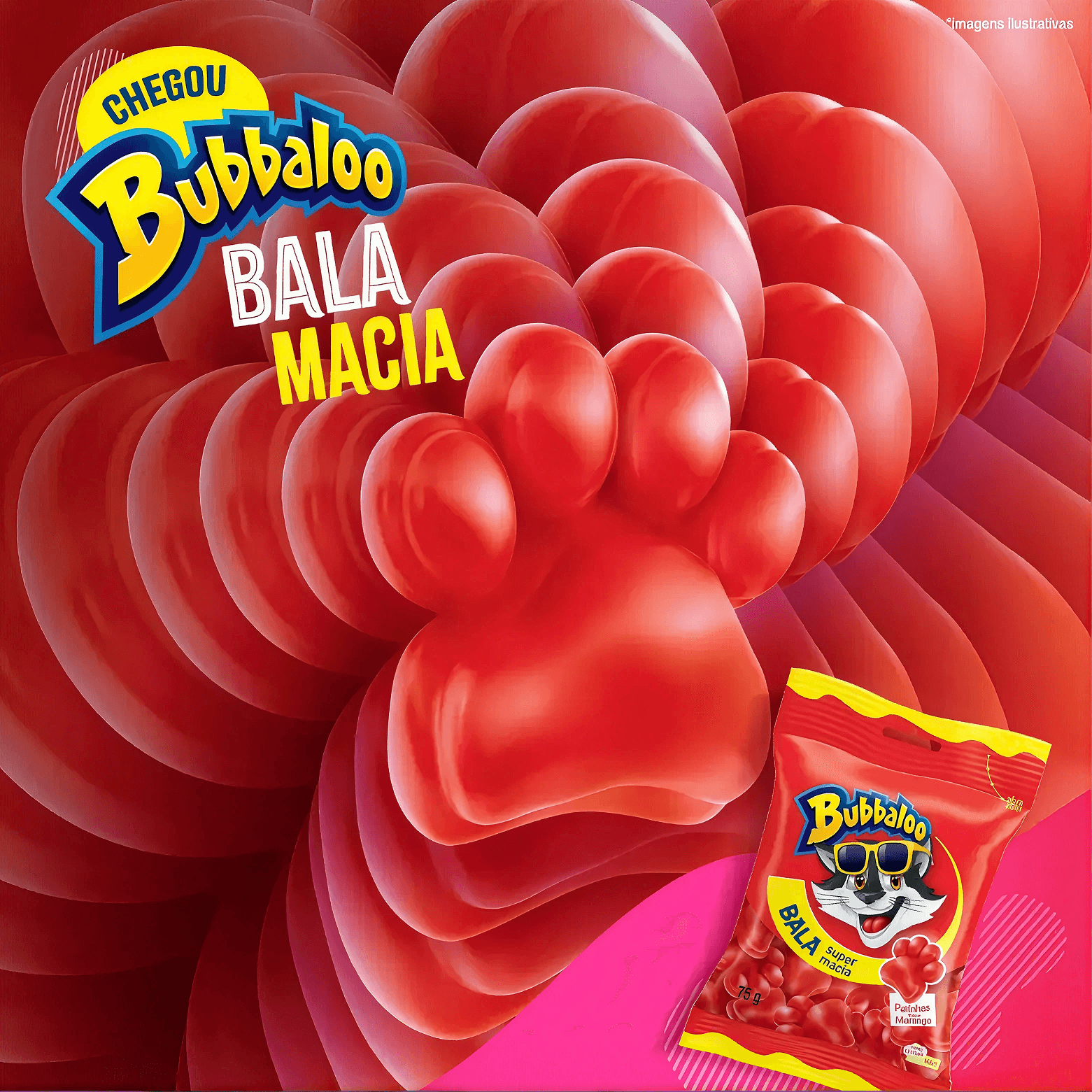 Bubbaloo soft candy launch campaign